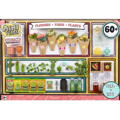 MGA Entertainment Miniverse Crea Mini Botanici - Set di Gioco MGA Entertainment Miniverse Crea Mini Botanici - Set di Gioco
