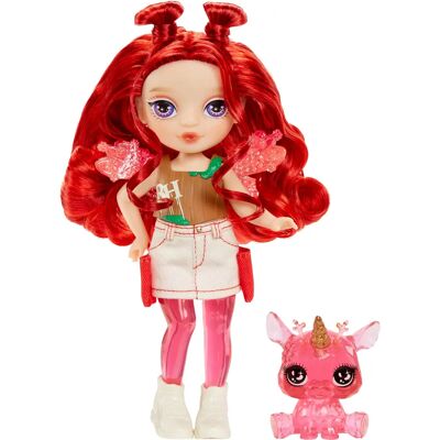 Muñeca Hada Rainbow High Littles Apple Rojo - Alas Intercambiables - 14cm Muñeca Hada Rainbow High Littles Apple Rojo - Alas Intercambiables - 14cm