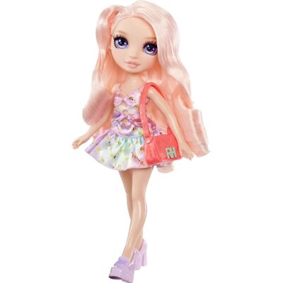 Bambola moda rosa Bella Rainbow High - 28cm, Stilosa e Posabile Bambola moda rosa Bella Rainbow High - 28cm, Stilosa e Posabile
