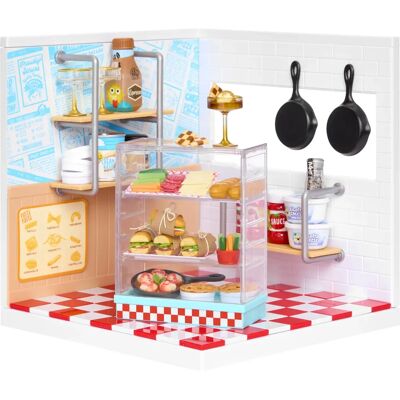 Miniverse Make It Mini Spazi Pizzeria MGA - Set di costruzioni per bambini 8+ Miniverse Make It Mini Spazi Pizzeria MGA - Set di costruzioni per bambini 8+