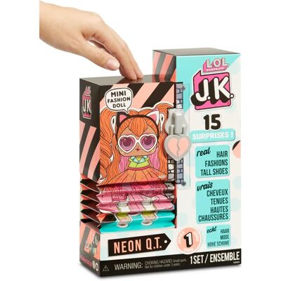 MGA Entertainment J.K. Mini Poupée de Mode - Neon Q.T. MGA Entertainment J.K. Mini Poupée de Mode - Neon Q.T.