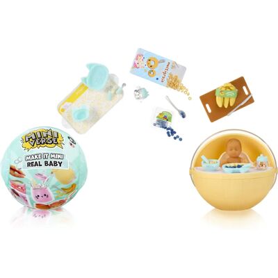 MGA Make It Mini Baby - Realistisk Babymad Sæt MGA Make It Mini Baby - Realistisk Babymad Sæt
