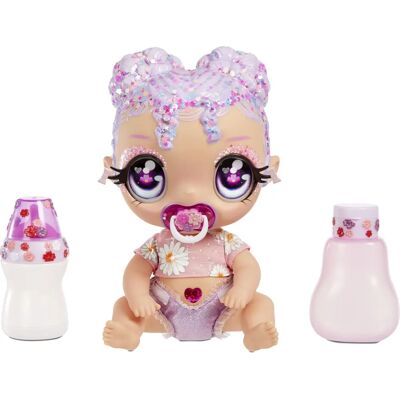 Bambola Glitter Babyz Lavanda - Femminile, Sicura per bambini, Regalo ideale Bambola Glitter Babyz Lavanda - Femminile, Sicura per bambini, Regalo ideale