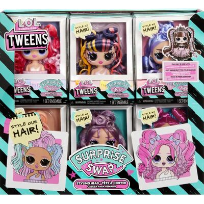 MGA Entertainment L.O.L. Surprise Tweens Surprise Swap Styling Head Asst in PDQ MGA Entertainment L.O.L. Surprise Tweens Surprise Swap Styling Head Asst in PDQ