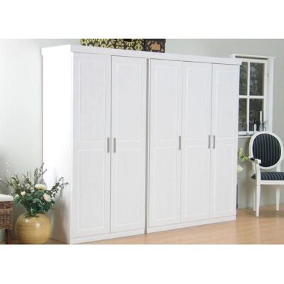 Møbel24 Magnus Kleiderschrank - 5-türig, Weiß Møbel24 Magnus Kleiderschrank - 5-türig, Weiß
