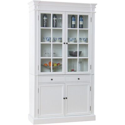Ebuy24 Amaretta Vintage Vitrineskap med 2 Dører - Vitrine Cabinet Ebuy24 Amaretta Vintage Vitrineskap med 2 Dører - Vitrine Cabinet