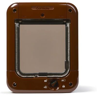 Cat Mate Microchip Cat Flap - Brown - Microchip Cat Flap Cat Mate Microchip Cat Flap - Brown - Microchip Cat Flap