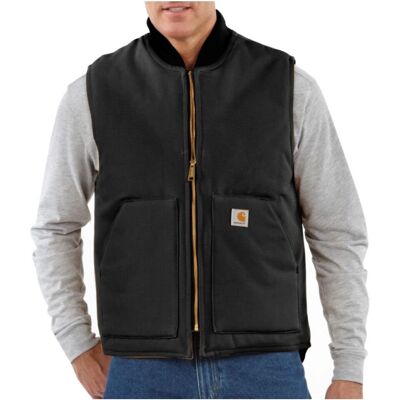 Gilet Carhartt Duck Arctic Doublé - noir - Publicité Gilet Carhartt Duck Arctic Doublé - noir - Publicité