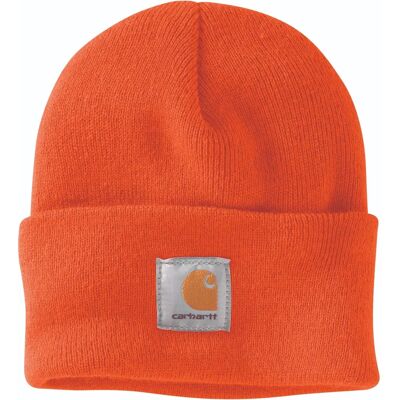 Chapeau de montre en acrylique Carhartt A18 - orange - Publicité Chapeau de montre en acrylique Carhartt A18 - orange - Publicité