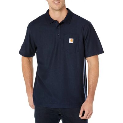Carhartt Contractor's Work Pocket Polo (K570) - navy Carhartt Contractor's Work Pocket Polo (K570) - navy