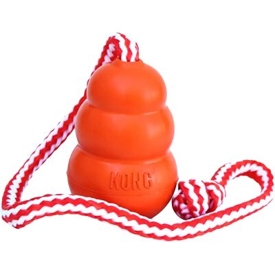 KONG Stor flytande hundleksak med rep - Hundleksak KONG Stor flytande hundleksak med rep - Hundleksak
