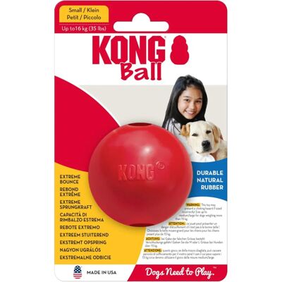 Palla Classica KONG Piccola Giocattolo per Cani Palla Classica KONG Piccola Giocattolo per Cani