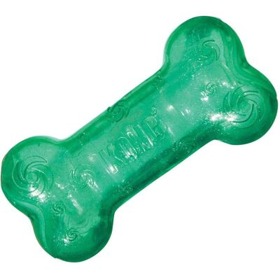 KONG Squeezz Crackle Bone Hueso para Perro | Mediano KONG Squeezz Crackle Bone Hueso para Perro | Mediano