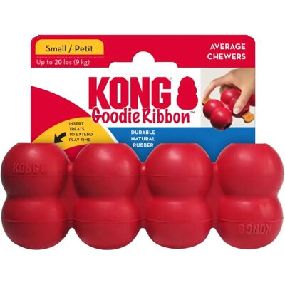 Jouet pour chien KONG Small Goodie Ribbon - Publicité Jouet pour chien KONG Small Goodie Ribbon - Publicité