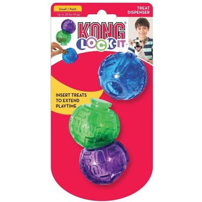 KONG Lock-it Hundespielzeug Puzzle - S, 3er Pack KONG Lock-it Hundespielzeug Puzzle - S, 3er Pack