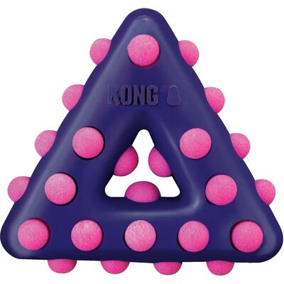 KONG Dotz Großer Dreieck Hundespielzeug - Hundespielzeug KONG Dotz Großer Dreieck Hundespielzeug - Hundespielzeug