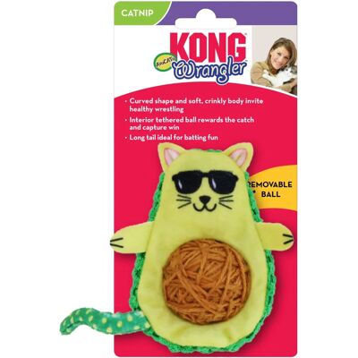 Zabawka dla Kotów KONG Wrangler Avocato - Zakrzywiona, Miękka, Kotomint Zabawka dla Kotów KONG Wrangler Avocato - Zakrzywiona, Miękka, Kotomint