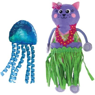 KONG Cat Tropics Hula 2er Pack - Katzenspielzeug KONG Cat Tropics Hula 2er Pack - Katzenspielzeug