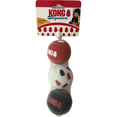 KONG Signature Sports Balls für Hunde - Medium - 3er Pack KONG Signature Sports Balls für Hunde - Medium - 3er Pack