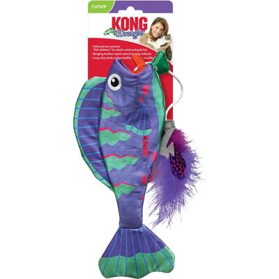 Hračka pro Kočky Kong Wrangler Angler Fish - Různé Barvy, 53 cm Hračka pro Kočky Kong Wrangler Angler Fish - Různé Barvy, 53 cm