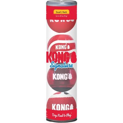 Kong Signature Malé Smíšené Psí Míčky - Psí Hračka Kong Signature Malé Smíšené Psí Míčky - Psí Hračka