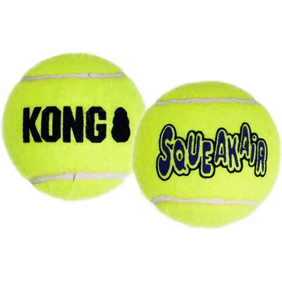 KONG Stor SqueakAir Gummikule Hundeleke - Hent & Lek KONG Stor SqueakAir Gummikule Hundeleke - Hent & Lek