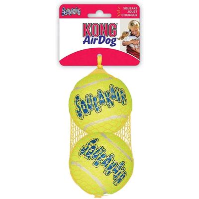 KONG Große Squeakair Tennisball Hundespielzeug - 2er Pack KONG Große Squeakair Tennisball Hundespielzeug - 2er Pack