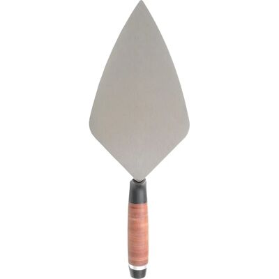 Marshalltown M/T34L11 Leather Handle Wide London Pattern Brick Trowel Marshalltown M/T34L11 Leather Handle Wide London Pattern Brick Trowel