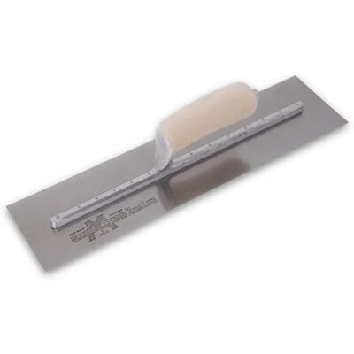Truelle de finition Marshalltown MXS66 - Acier au carbone, 16x4, Poignée en bois - Publicité Truelle de finition Marshalltown MXS66 - Acier au carbone, 16x4, Poignée en bois - Publicité