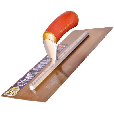 Marshalltown MPB13GSD Gold Edelstahl Glättkelle - 13x5 Zoll Marshalltown MPB13GSD Gold Edelstahl Glättkelle - 13x5 Zoll