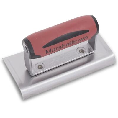 Marshalltown M136D Cement Edger - Curved, DuraSoft Handle - 6in x 3in Marshalltown M136D Cement Edger - Curved, DuraSoft Handle - 6in x 3in