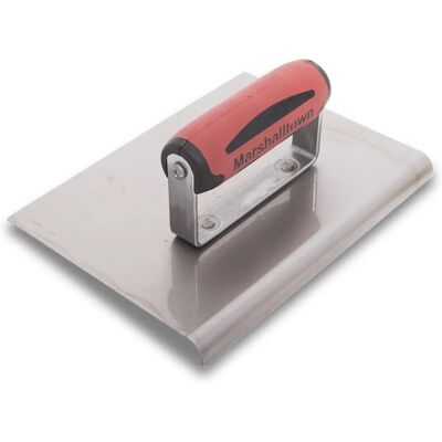 Marshalltown M120D Cement Edger - Straight End - DuraSoft Handle Marshalltown M120D Cement Edger - Straight End - DuraSoft Handle