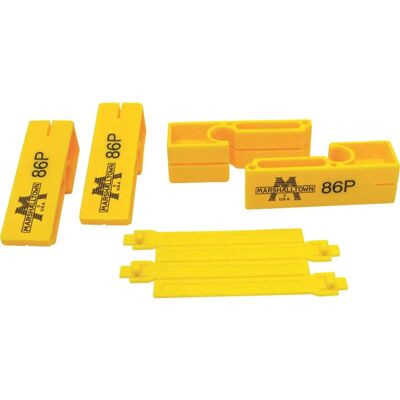 Blocs de ligne en plastique Marshalltown M86P - 86P, Pack de 2, 125mm - Publicité Blocs de ligne en plastique Marshalltown M86P - 86P, Pack de 2, 125mm - Publicité