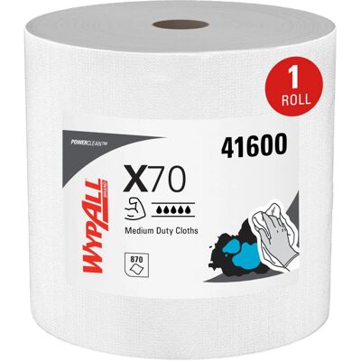 WypAll X70 Weiße ReinigungsTücher - Reinigungsutensil WypAll X70 Weiße ReinigungsTücher - Reinigungsutensil