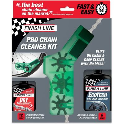 Pulitore di Catene Finish Line - Kit Sgrassatore e Lubrificante Pulitore di Catene Finish Line - Kit Sgrassatore e Lubrificante