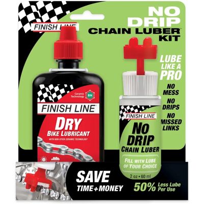 Finish Line No Drip & Dry Teflon Fahrradkettenschmierkit - Transparent - Fahrradpflege Finish Line No Drip & Dry Teflon Fahrradkettenschmierkit - Transparent - Fahrradpflege