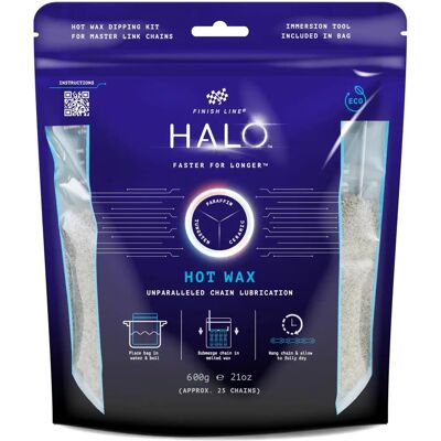 Finish Line Halo Hot Wax 600g - Lubrificante catena Finish Line Halo Hot Wax 600g - Lubrificante catena