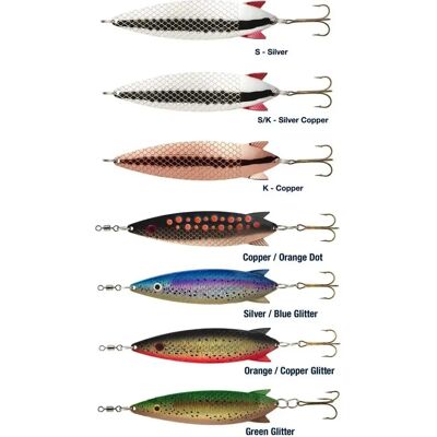 Abu Garcia Toby Salmo Spoon Lure 11cm 30g - Silver/Copper - Fishing Lure Abu Garcia Toby Salmo Spoon Lure 11cm 30g - Silver/Copper - Fishing Lure
