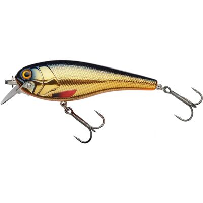 Abu Garcia Beast Hi-Lo Flydende 12cm Agn - Guld Sort Orange - Fiskesæt Abu Garcia Beast Hi-Lo Flydende 12cm Agn - Guld Sort Orange - Fiskesæt