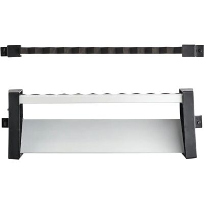 Soporte de Ropa de Piso Plata ABU GARCIA - Sistema de Almacenamiento de Cañas Soporte de Ropa de Piso Plata ABU GARCIA - Sistema de Almacenamiento de Cañas