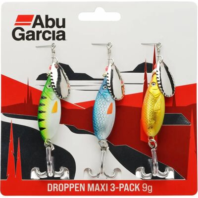 Abu Garcia Droppen Maxi 9g 3-Pack - Esche da pesca Abu Garcia Droppen Maxi 9g 3-Pack - Esche da pesca