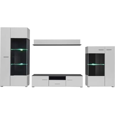 Capone - Ensemble TV Capone - White matte - TV cabinet - Publicité Capone - Ensemble TV Capone - White matte - TV cabinet - Publicité