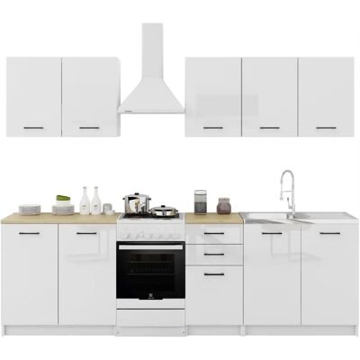 Cuisine Sanclar - Sanclar 6 éléments - Kitchen cabinet set - Publicité Cuisine Sanclar - Sanclar 6 éléments - Kitchen cabinet set - Publicité