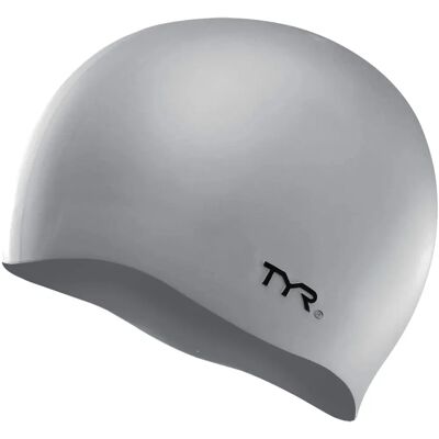 Bonnet de Natation en Silicone Silver TYR - Femme UK M Bonnet de Natation en Silicone Silver TYR - Femme UK M