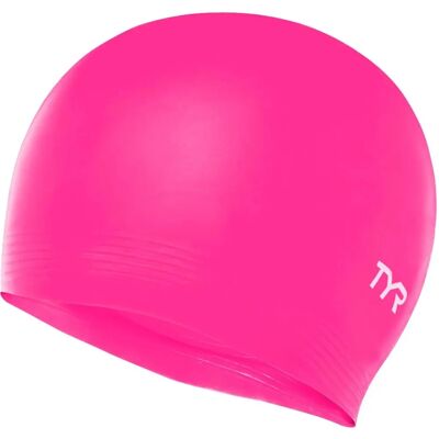 Touca de Natação de Látex TYR - Rosa fluorescente - Touca de natação Touca de Natação de Látex TYR - Rosa fluorescente - Touca de natação