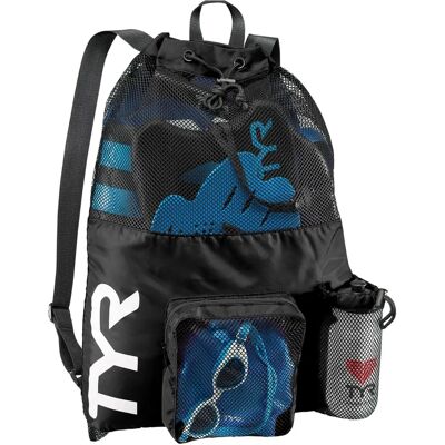 Sac à Dos Mummy en Mesh Noir TYR - 40L Sac de Sport Sac à Dos Mummy en Mesh Noir TYR - 40L Sac de Sport