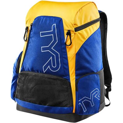 Zaino TYR Alliance 45L - Blu/Oro/Nero - Attrezzatura da Nuoto Zaino TYR Alliance 45L - Blu/Oro/Nero - Attrezzatura da Nuoto