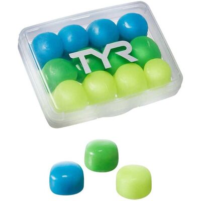 Bouchons d'oreilles en silicone souple pour enfants TYR - Pack de 12 Bouchons d'oreilles en silicone souple pour enfants TYR - Pack de 12