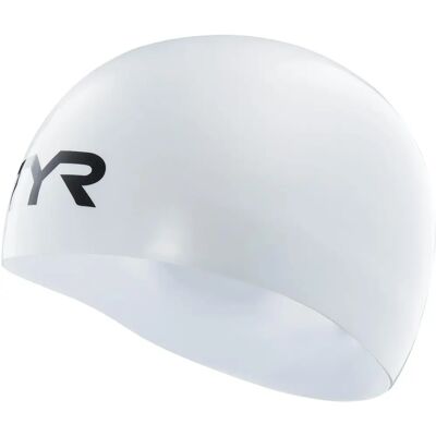 Bonnet de natation TYR Tracer-X Racing Blanc - Adulte Approuvé FINA - Publicité Bonnet de natation TYR Tracer-X Racing Blanc - Adulte Approuvé FINA - Publicité