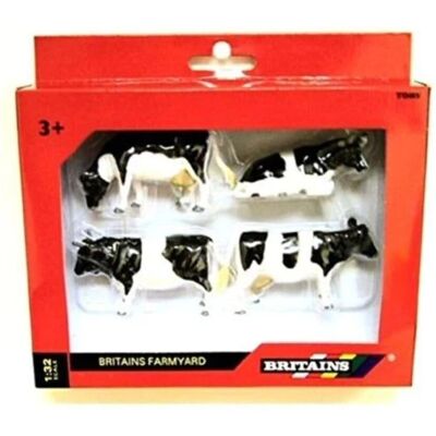 Britain Britains 1:32 Mucche Friesian Set Fattoria Britain Britains 1:32 Mucche Friesian Set Fattoria